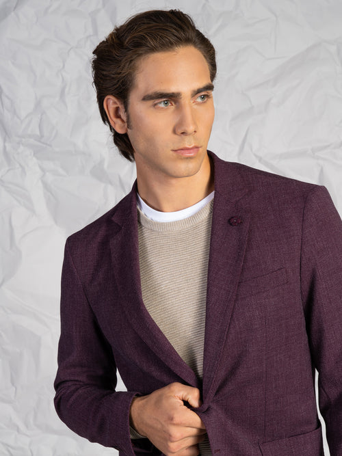 Giacca in maglia|Colore:Bordeaux