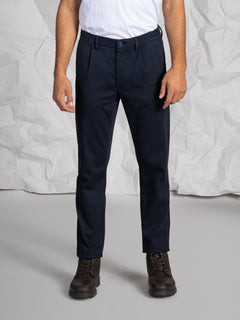 Pantaloni Chino mini pence|Colore:Blu