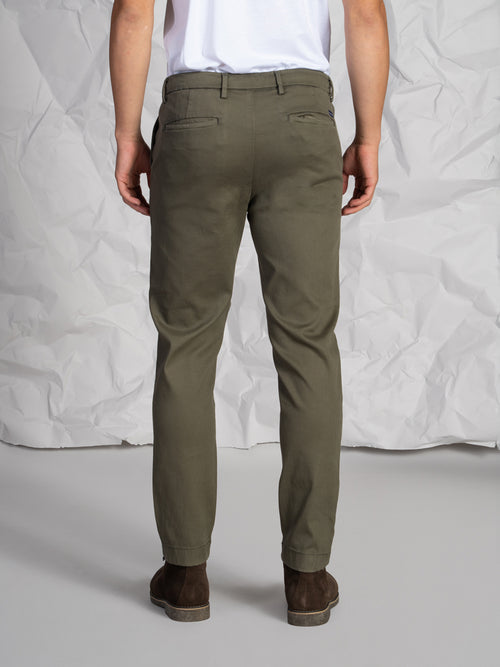Pantaloni Chino mini pence|Colore:Verde