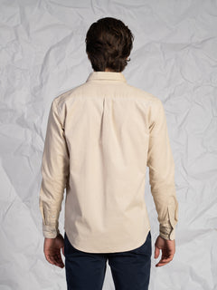 Camicia velluto millerighe|Colore:Beige