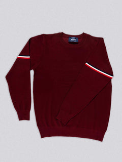 Maglia girocollo in viscosa|Colore:Bordeaux