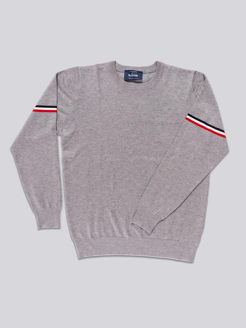 Maglia girocollo in viscosa|Colore:Grigio chiaro