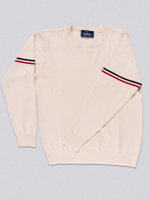 Maglia girocollo in viscosa|Colore:Panna