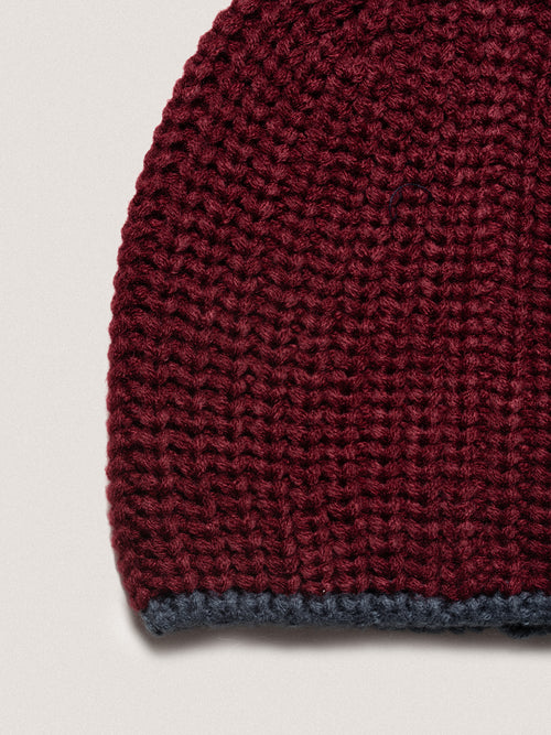 Berretto lavorato|Colore:Bordeaux