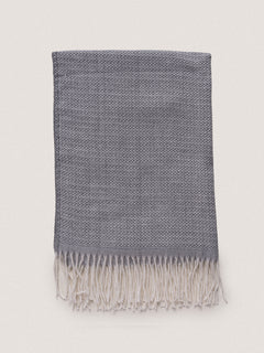 Sciarpa con frange|Colore:Grigio
