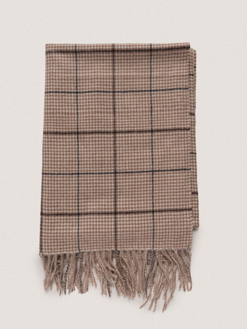 Sciarpa con frange|Colore:Beige