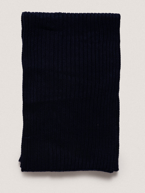 Sciarpa a coste larghe|Colore:Blu