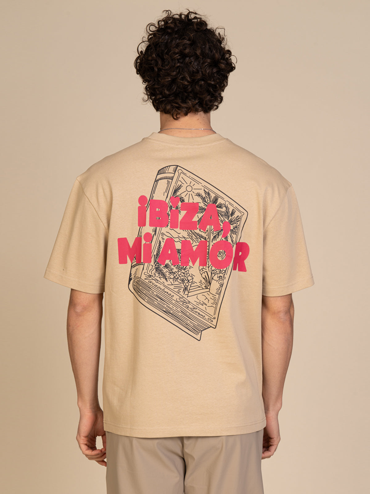 T-Shirt con stampa|Colore:Beige