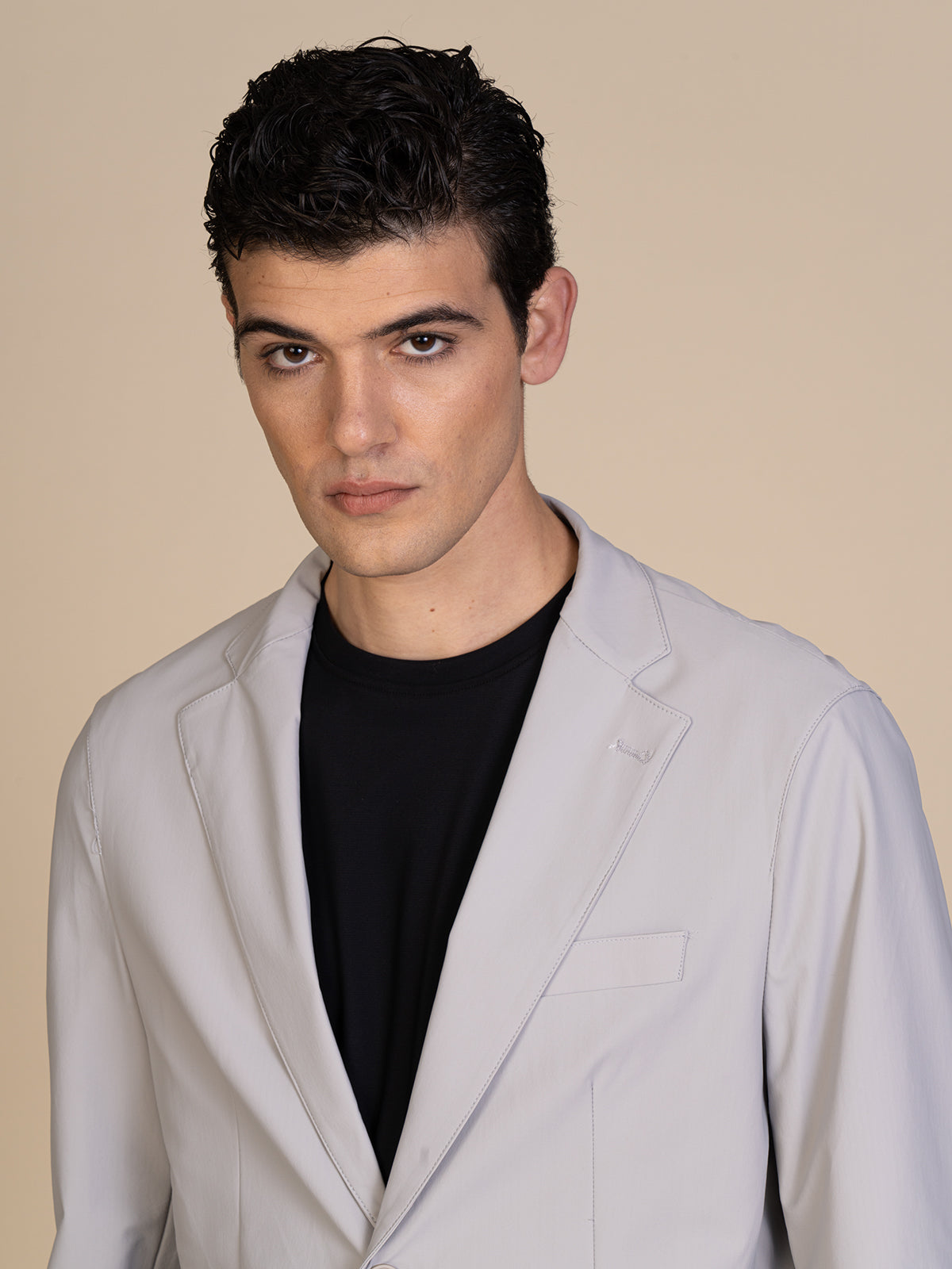 Giacca smart tessuto tecnico|Colore:Grey