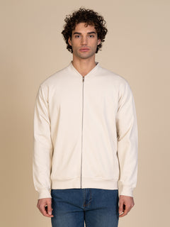 Felpa College|Colore:Panna