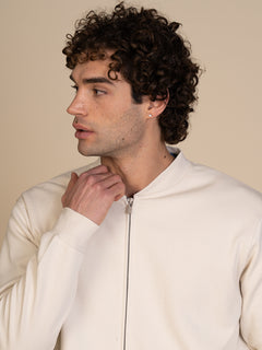 Felpa College|Colore:Panna