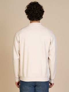 Felpa College|Colore:Panna