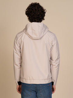 Giubbotto reversibile con cappuccio|Colore:Beige