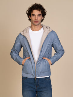 Giubbotto reversibile con cappuccio|Colore:Beige