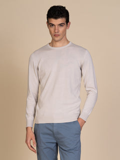 Maglia basic girocollo |Colore:Ghiaccio
