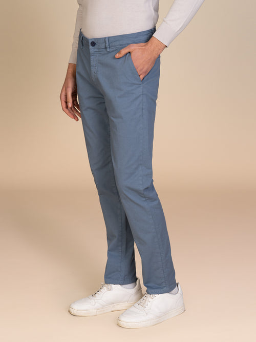 Pantaloni gabardina tasca America|Colore:Azzurro