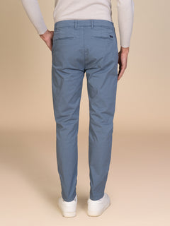 Pantaloni gabardina tasca America|Colore:Azzurro