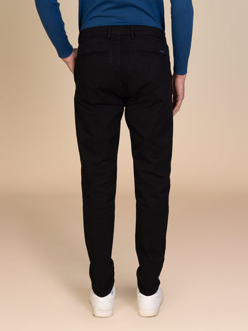 Pantaloni gabardina tasca America|Colore:Nero