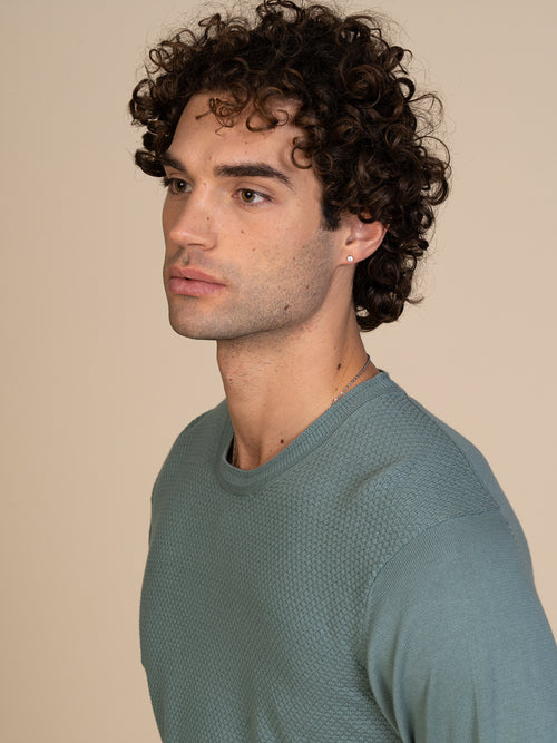 Maglia girocollo |Colore:Salvia