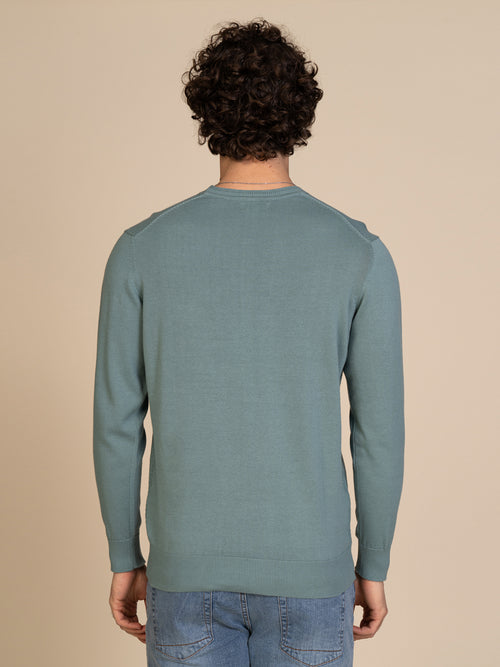 Maglia girocollo |Colore:Salvia