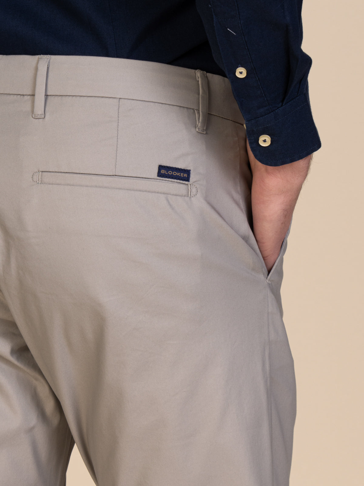 Pantaloni chino stretch|Colore:Grigio