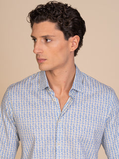Camicia collo classico fantasia|Colore:Fantasia 3