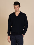 Maglia polo collo derby|Colore:Blu