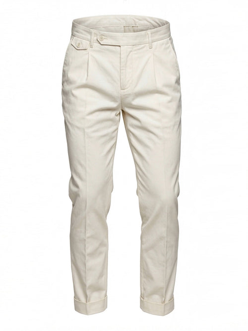 Pantaloni chino|Colore:Panna