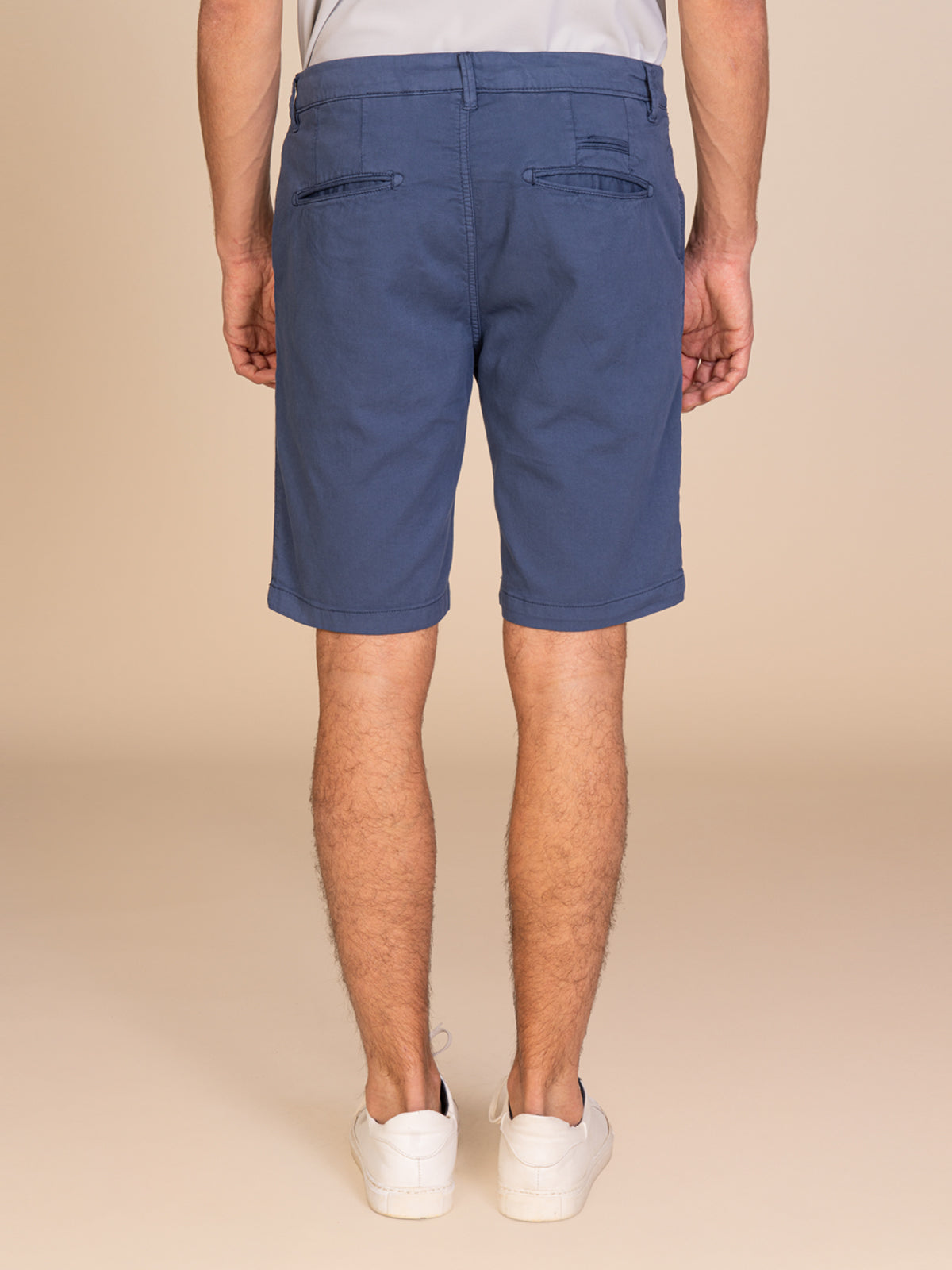 Bermuda chino armaturato|Colore:Blu