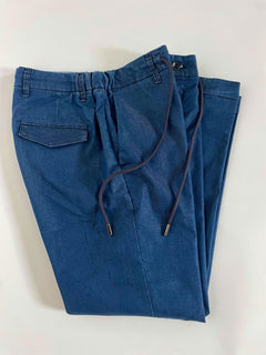 Pantaloni con laccio|Colore:Jeans