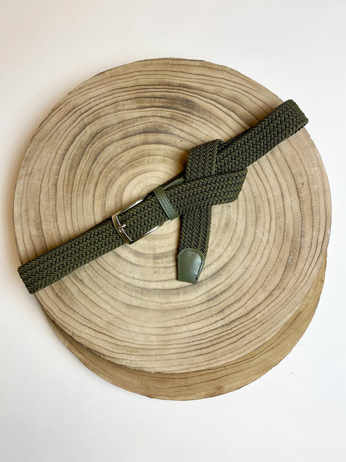 Cintura intrecciata |Colore:Verde