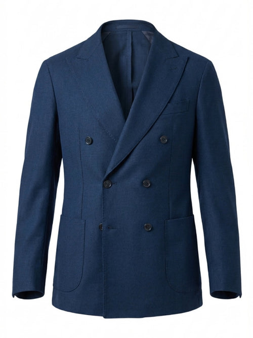 Giacca doppiopetto|Colore:Blu