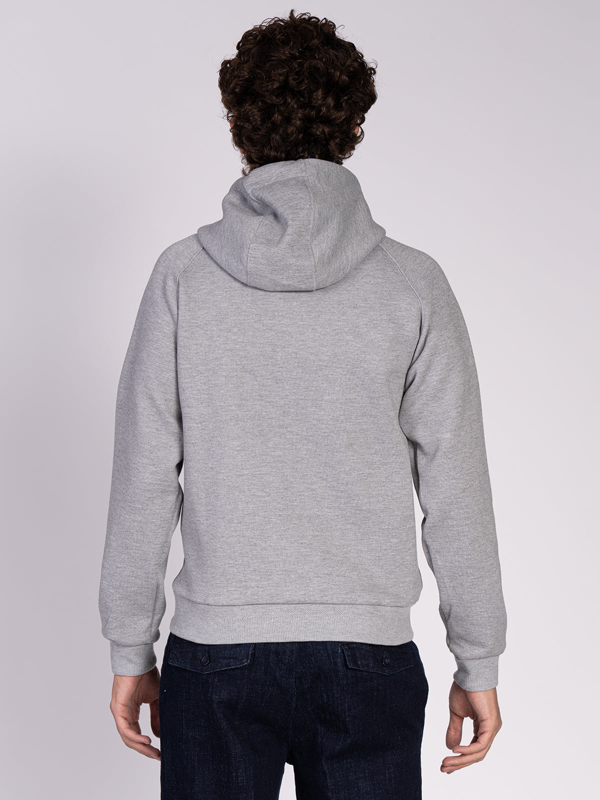 FELPA FULL ZIP|Colore:Grigio melange