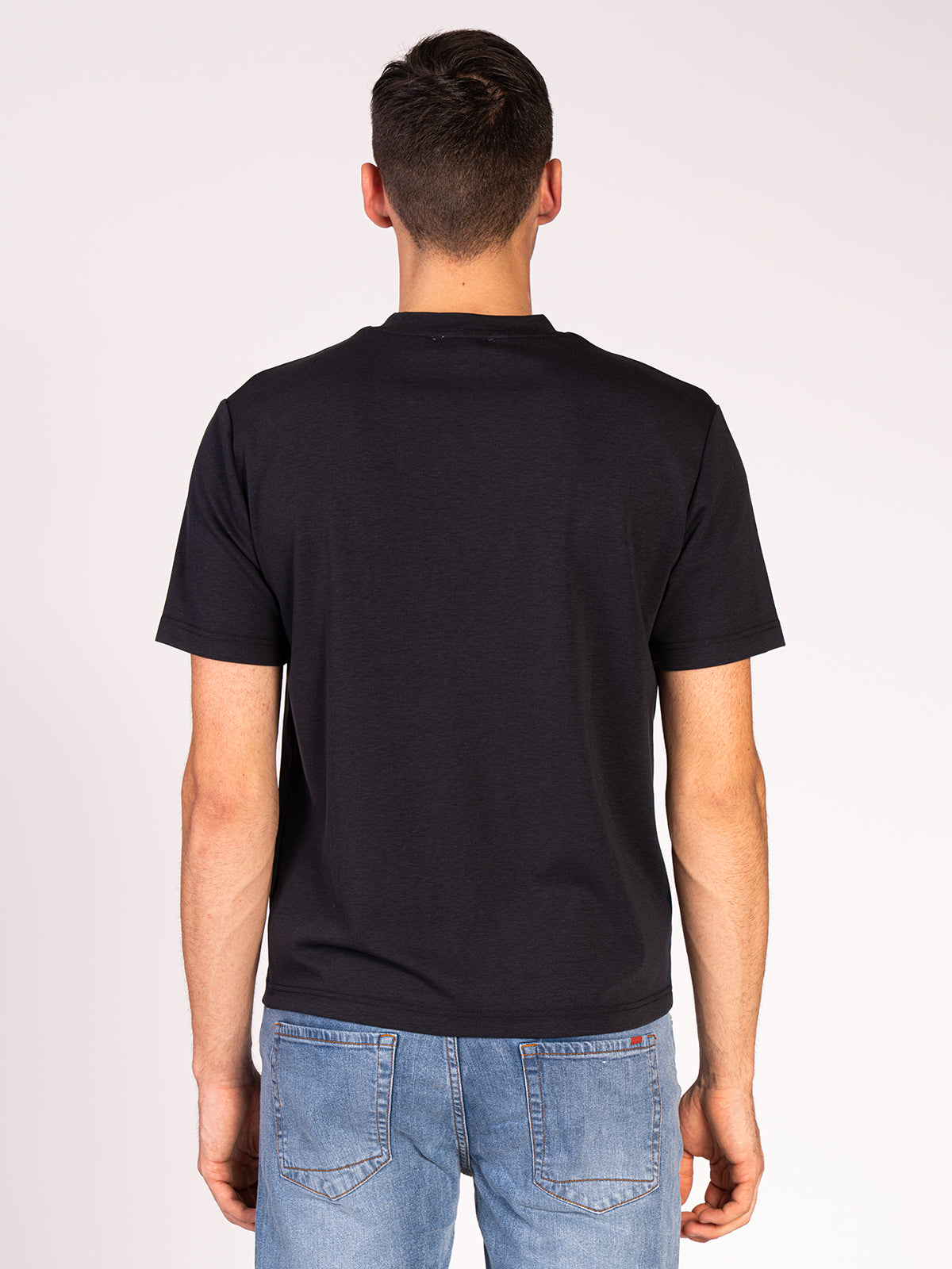 T-SHIRT GIROCOLLO |Colore:Blu