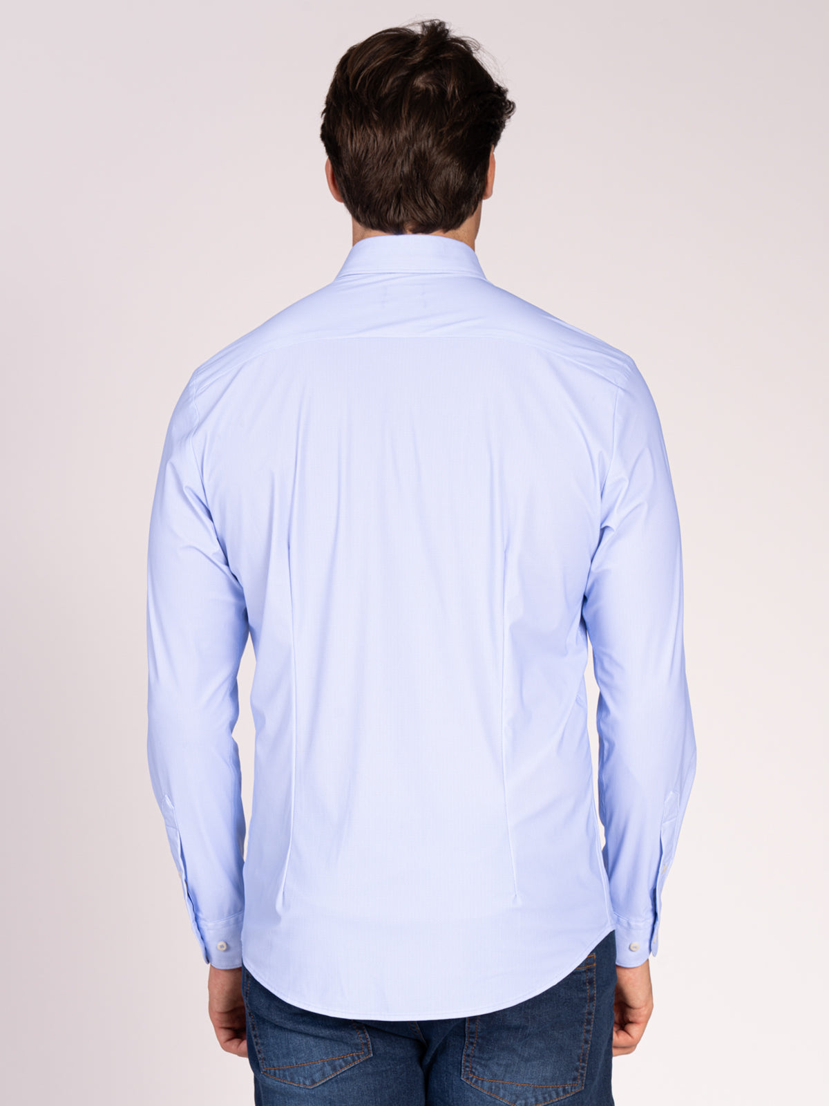 CAMICIA TESSUTO TECNICO FANTASIA|Colore:Light blu