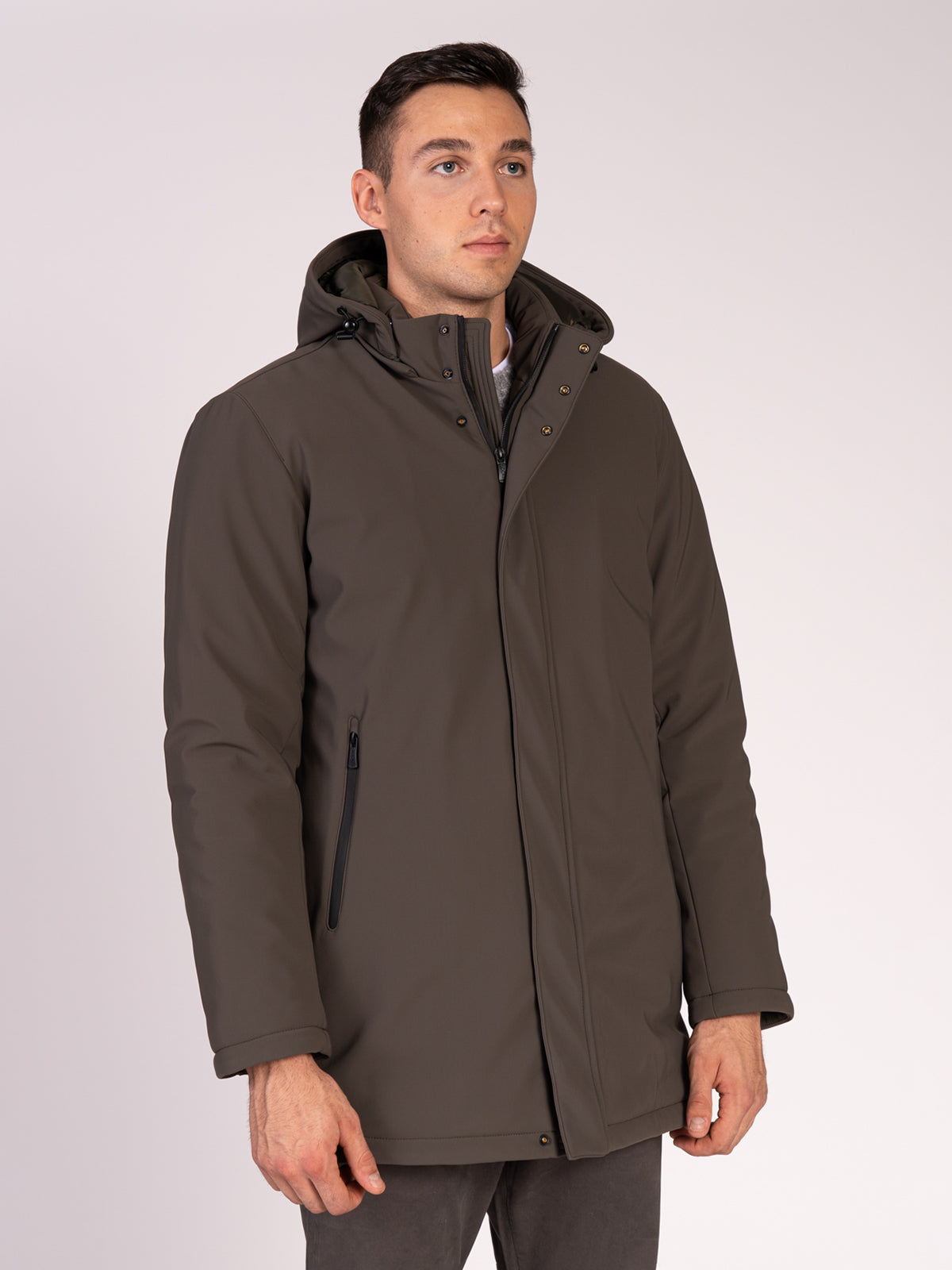 GIUBBOTTO LUNGO|Colore:Verde militare
