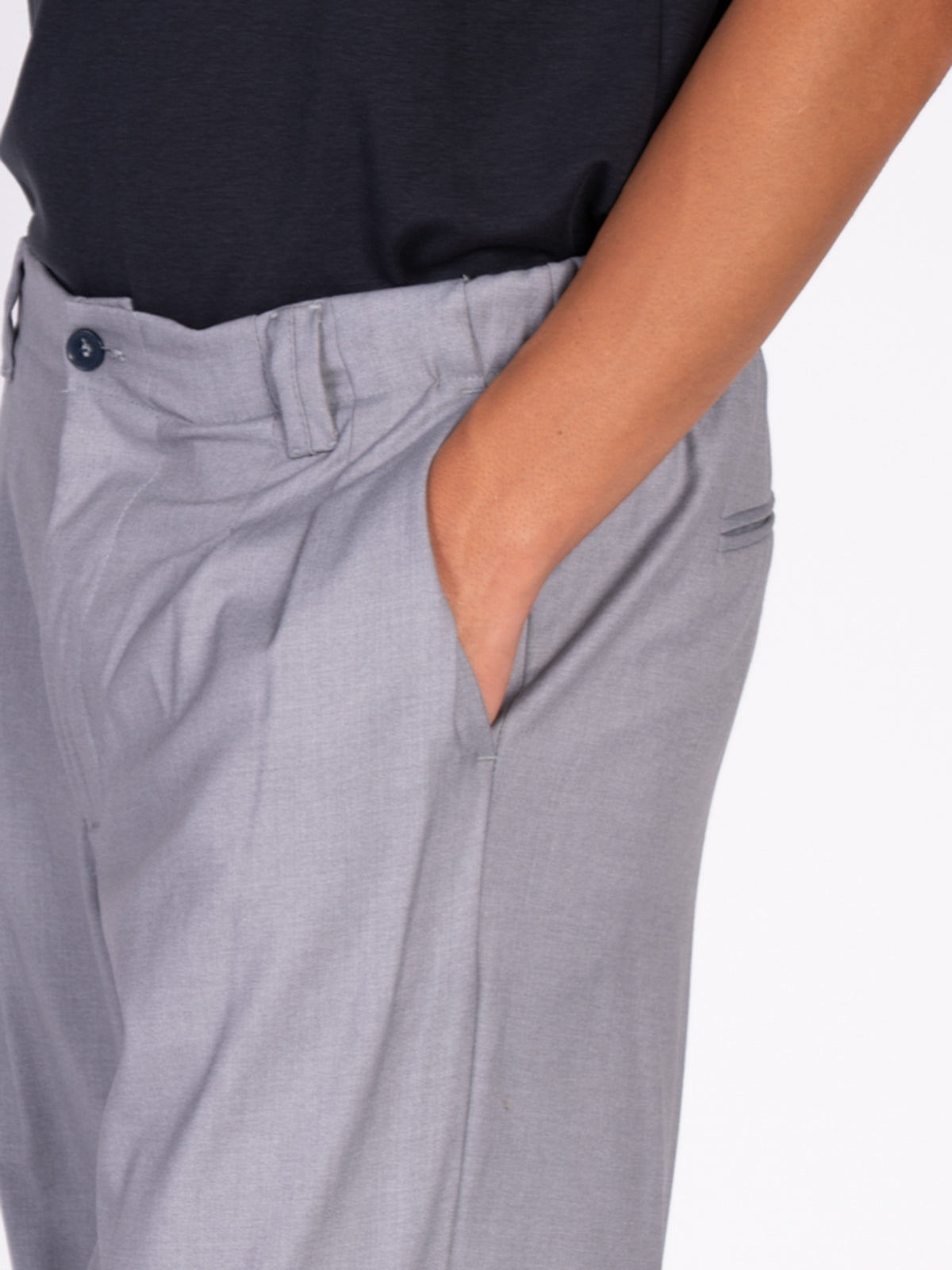 PANTALONE CON PENCE|Colore:Grigio