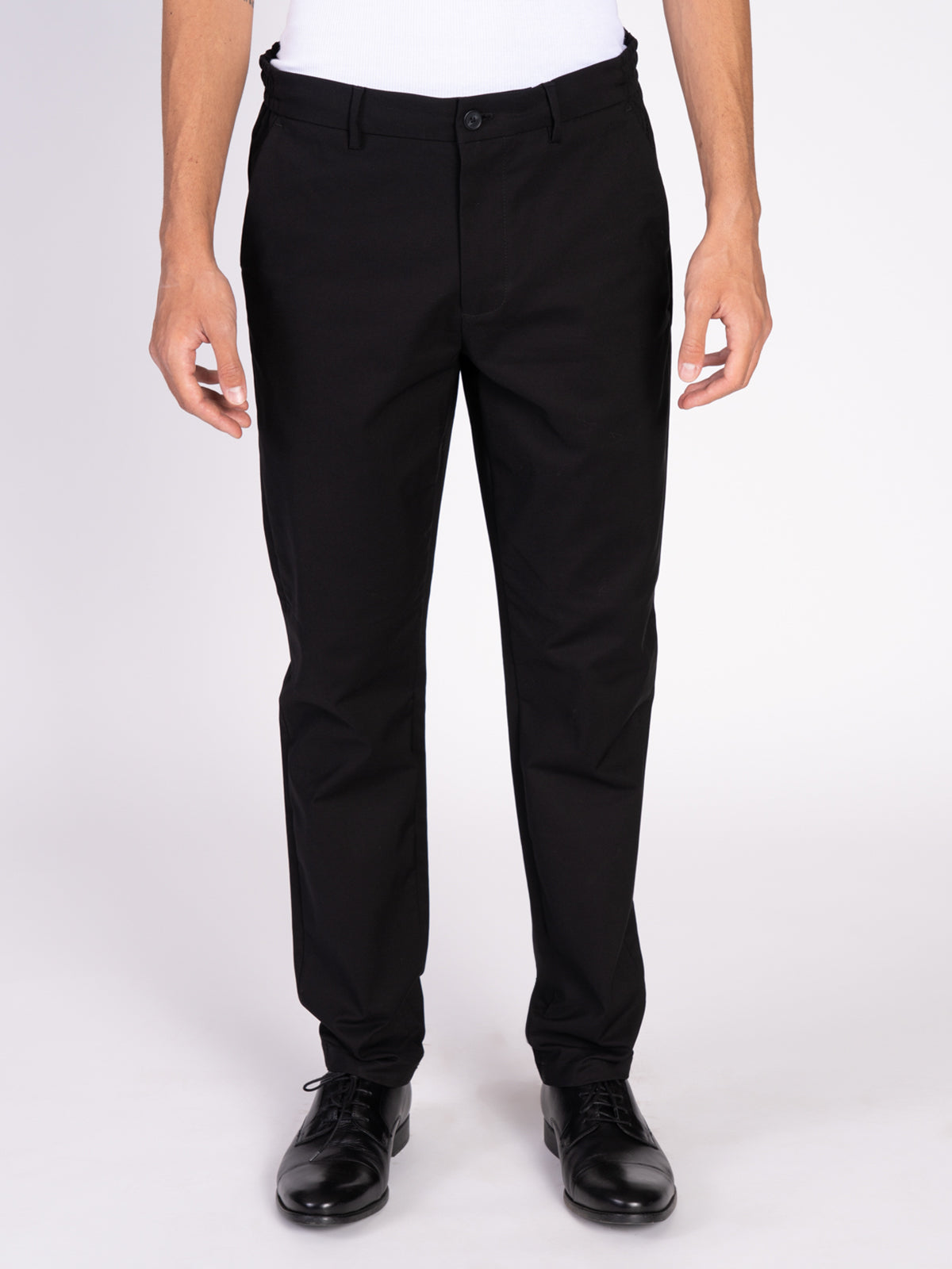 PANTALONE TESSUTO TECNICO|Colore:Nero