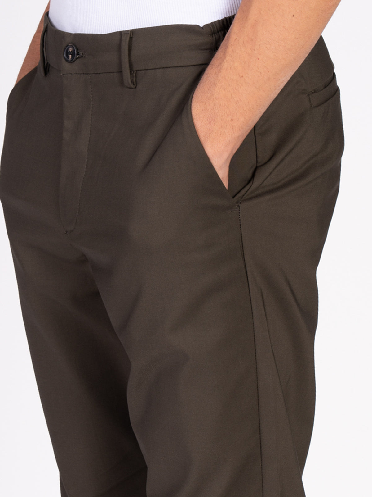 PANTALONE TESSUTO TECNICO|Colore:Verde