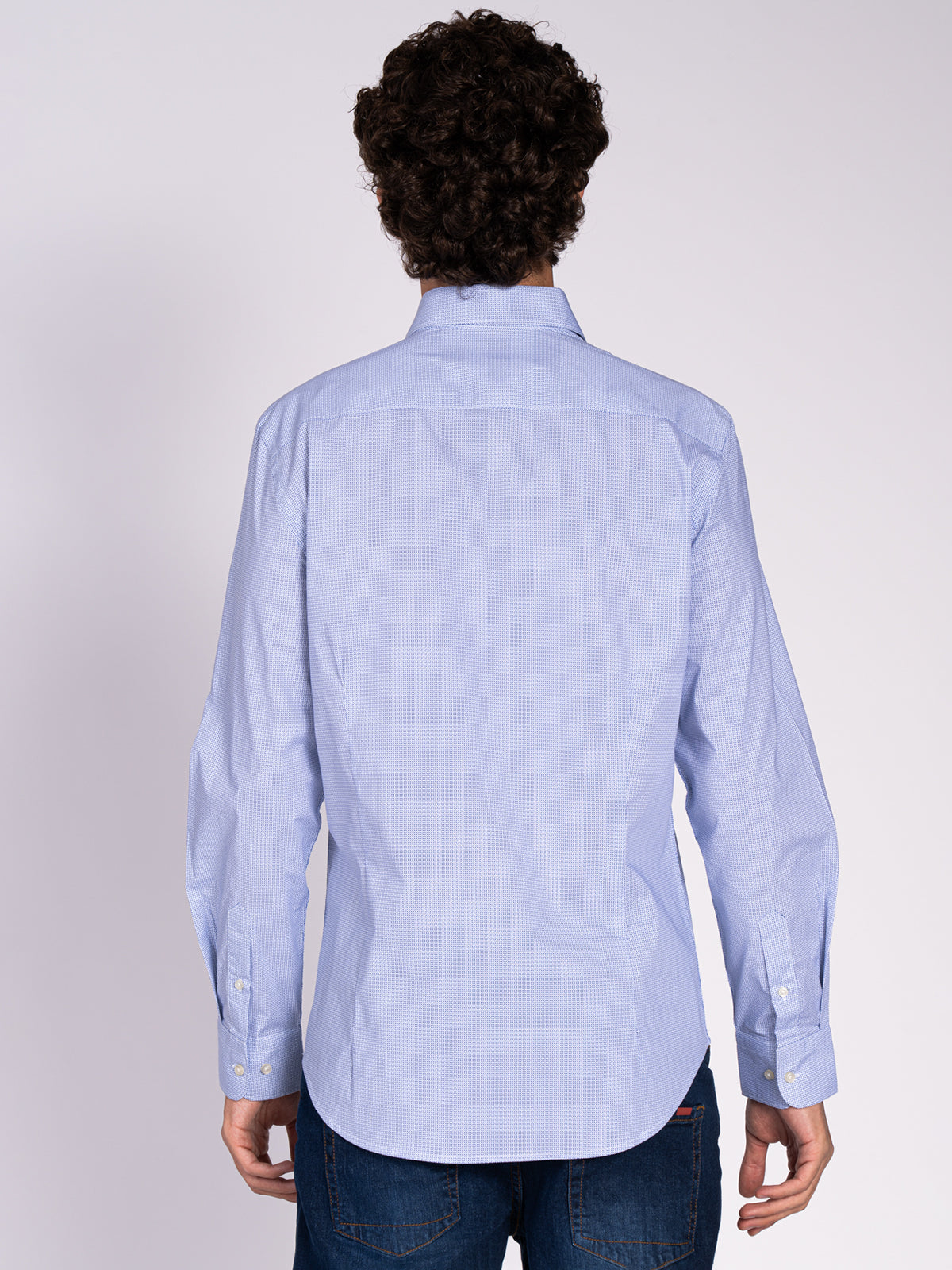 CAMICIA MICROFANTASIA|Colore:Bianco