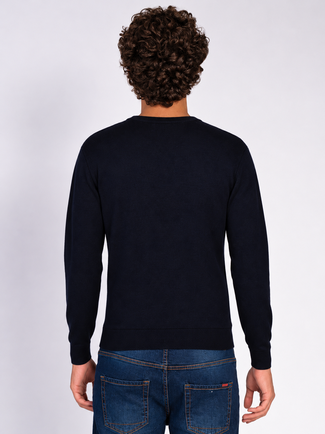 MAGLIA GIROCOLLO|Colore:Blu
