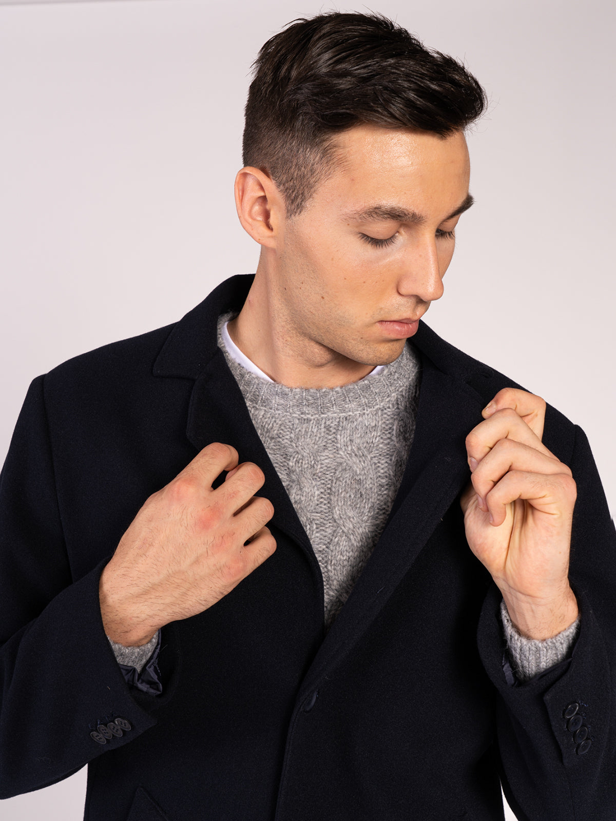CAPPOTTO MONOPETTO|Colore:Blu