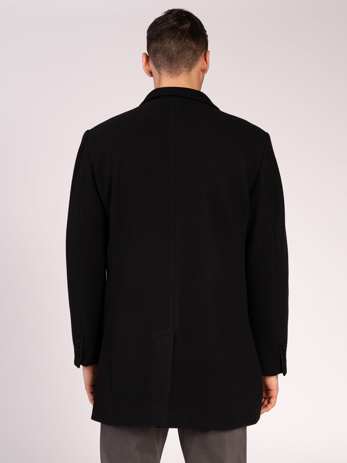 CAPPOTTO MONOPETTO|Colore:Nero