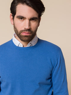 Maglia basic girocollo|Colore:Bluette