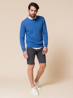 Maglia basic girocollo|Colore:Bluette