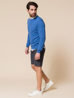 Maglia basic girocollo|Colore:Bluette