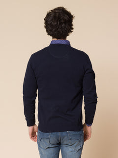 Maglia basic girocollo|Colore:Blu
