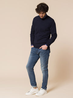 Maglia basic girocollo|Colore:Blu