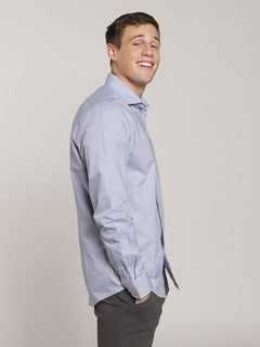 Camicia in cotone tinta unita|Colore:Perla